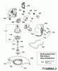 Wolf-Garten Li-Ion Power GT 815 7134880 Serie A (2007) Ersatzteile Elektromotor, Fadenspule