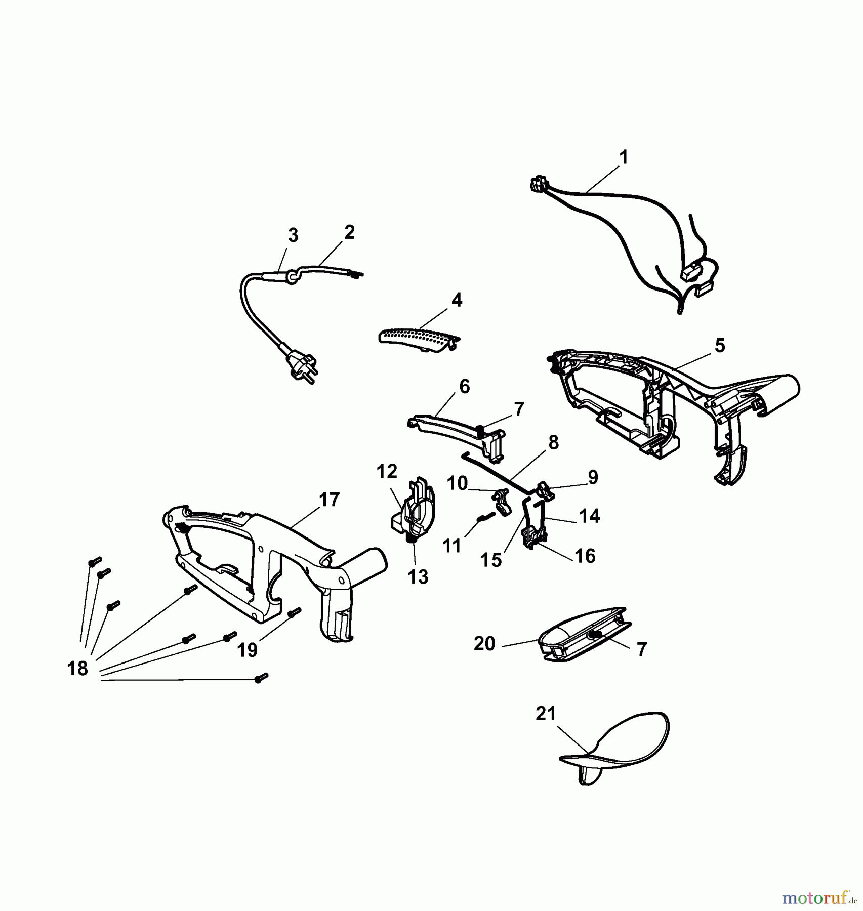 Wolf-Garten Heckenscheren HSE 45 V 7440000 Serie A (2007) Holm