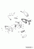 Wolf-Garten HSE 65 V 7450000 (2013) Ersatzteile Handgriff, Schalter, Stiel