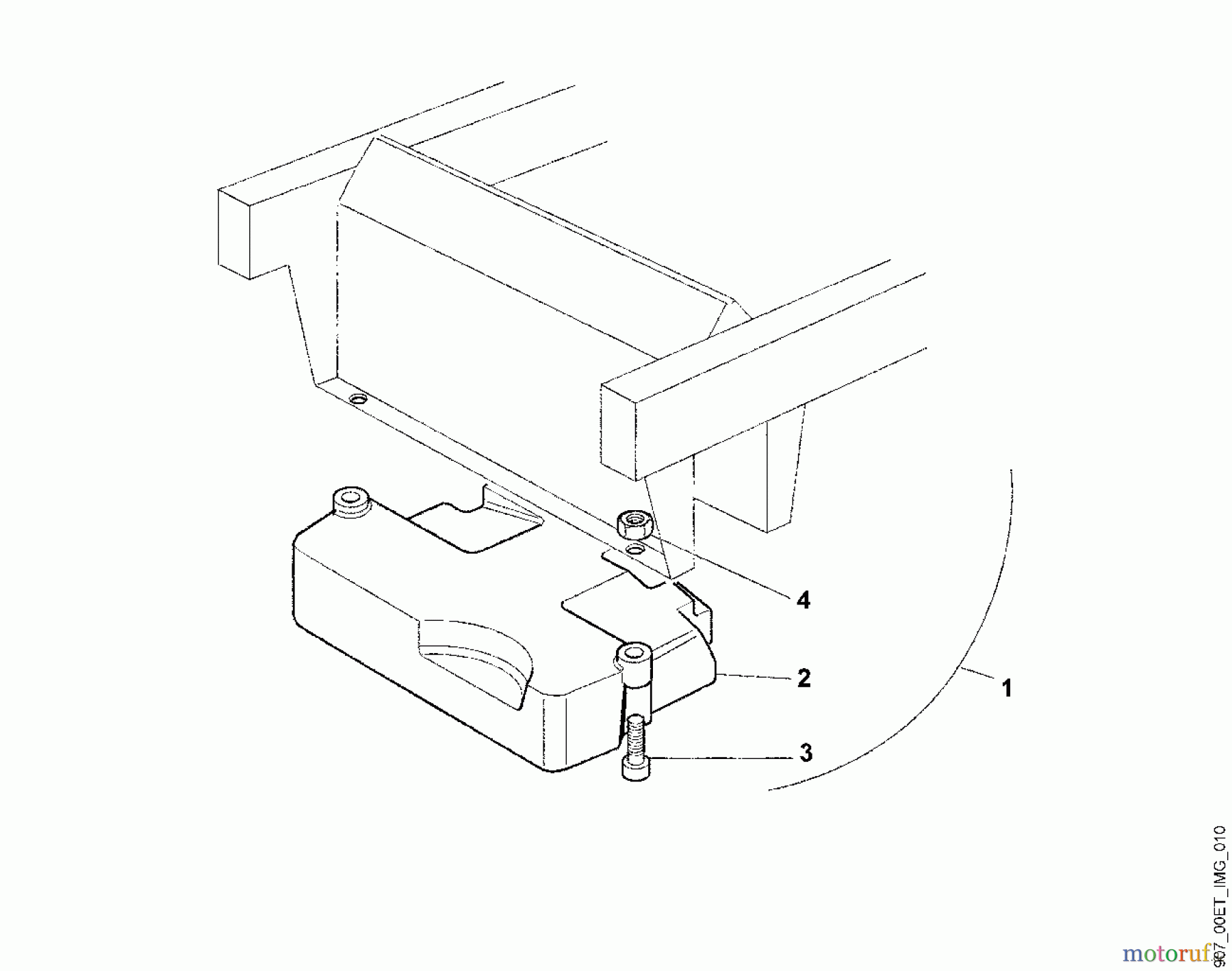 Viking Aufsitzmäher Zubehör Aufsitzmäher FC Kit Frontgewicht A1 - Frontgewicht (f. ältere Bauart)