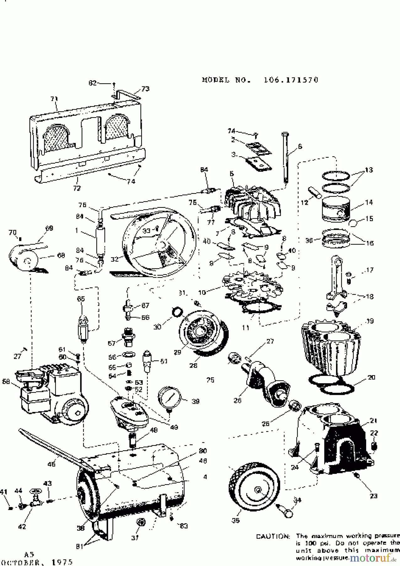 CRAFTSMAN Divers CRAFTSMAN AIR COMPR. 106.171570 Seite 1