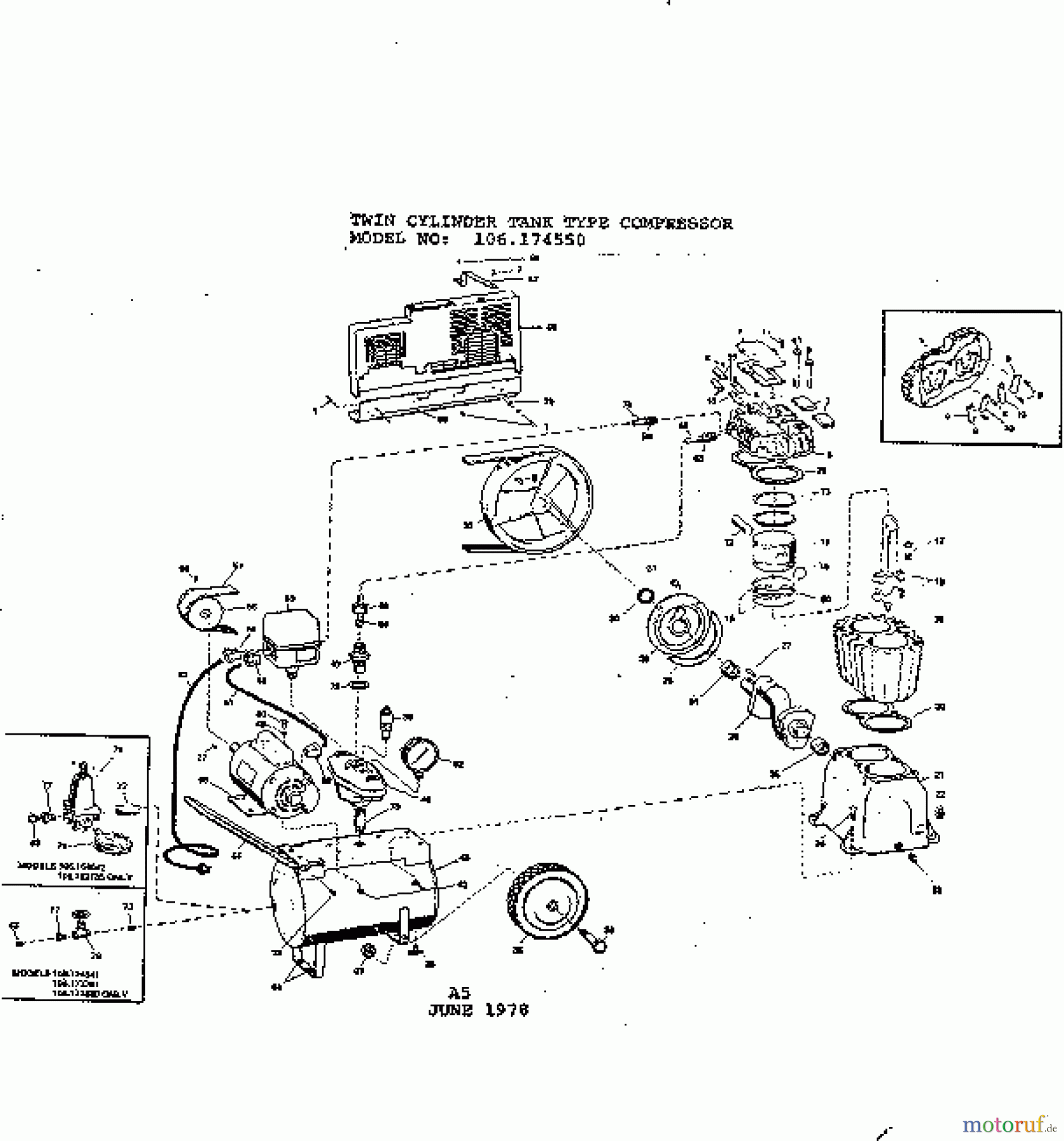 CRAFTSMAN Divers CRAFTSMAN AIR COMPR. 106.174550 Seite 1