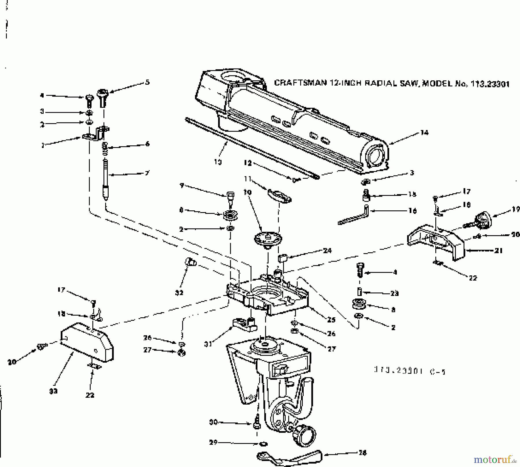  CRAFTSMAN Divers 12 IN RADIAL SAW 113.23301 Seite 3