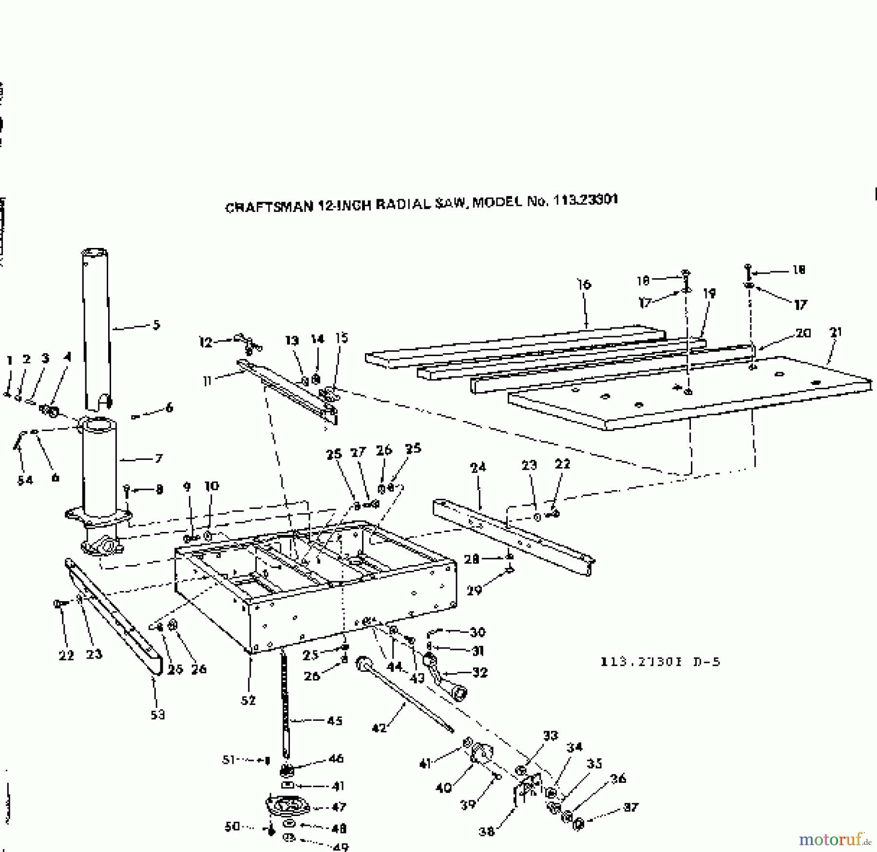 CRAFTSMAN Divers 12 IN RADIAL SAW 113.23301 Seite 4