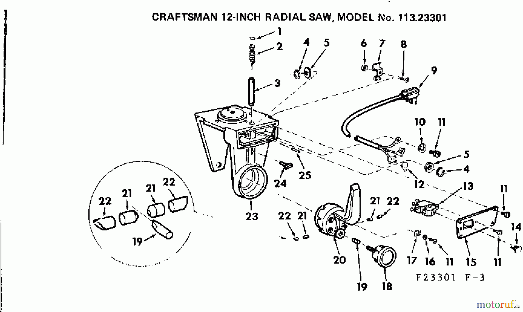  CRAFTSMAN Divers 12 IN RADIAL SAW 113.23301 Seite 6
