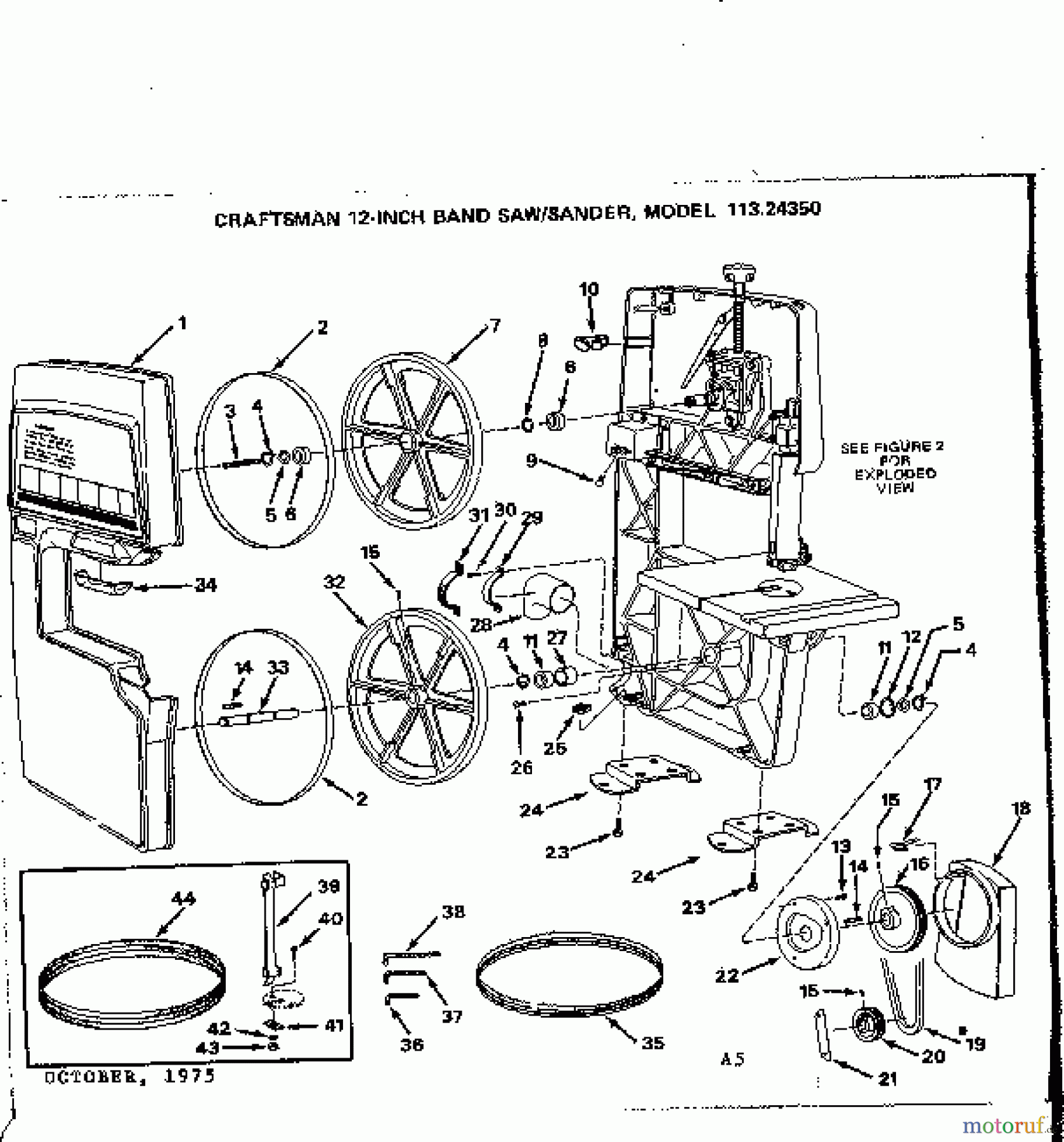  CRAFTSMAN Divers 12-INCH BAND SAW 113.24350 Seite 1