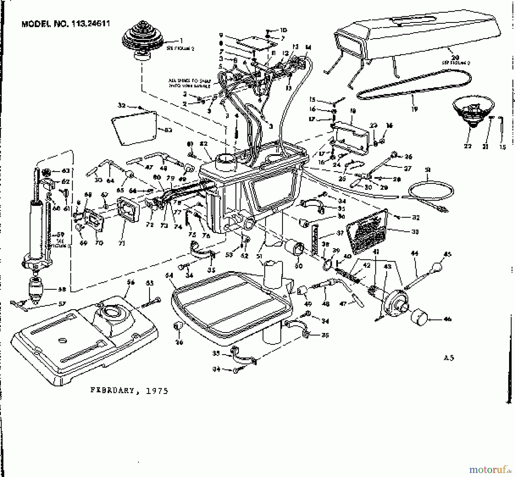 CRAFTSMAN Divers COMMERCIAL 15-1 113.24611 Seite 1