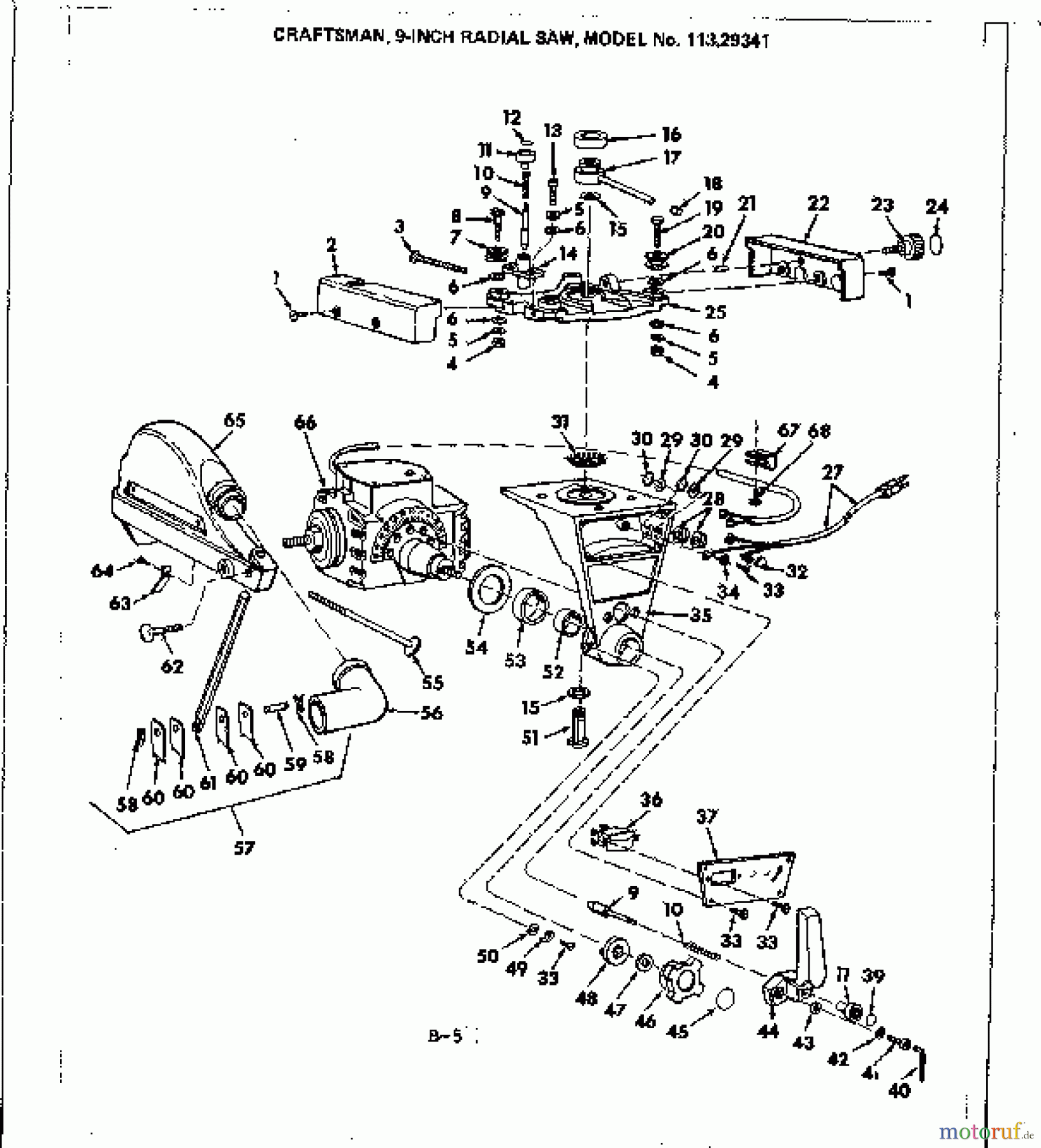 CRAFTSMAN Divers 9 IN RADIAL SAW 113.29341 Seite 2