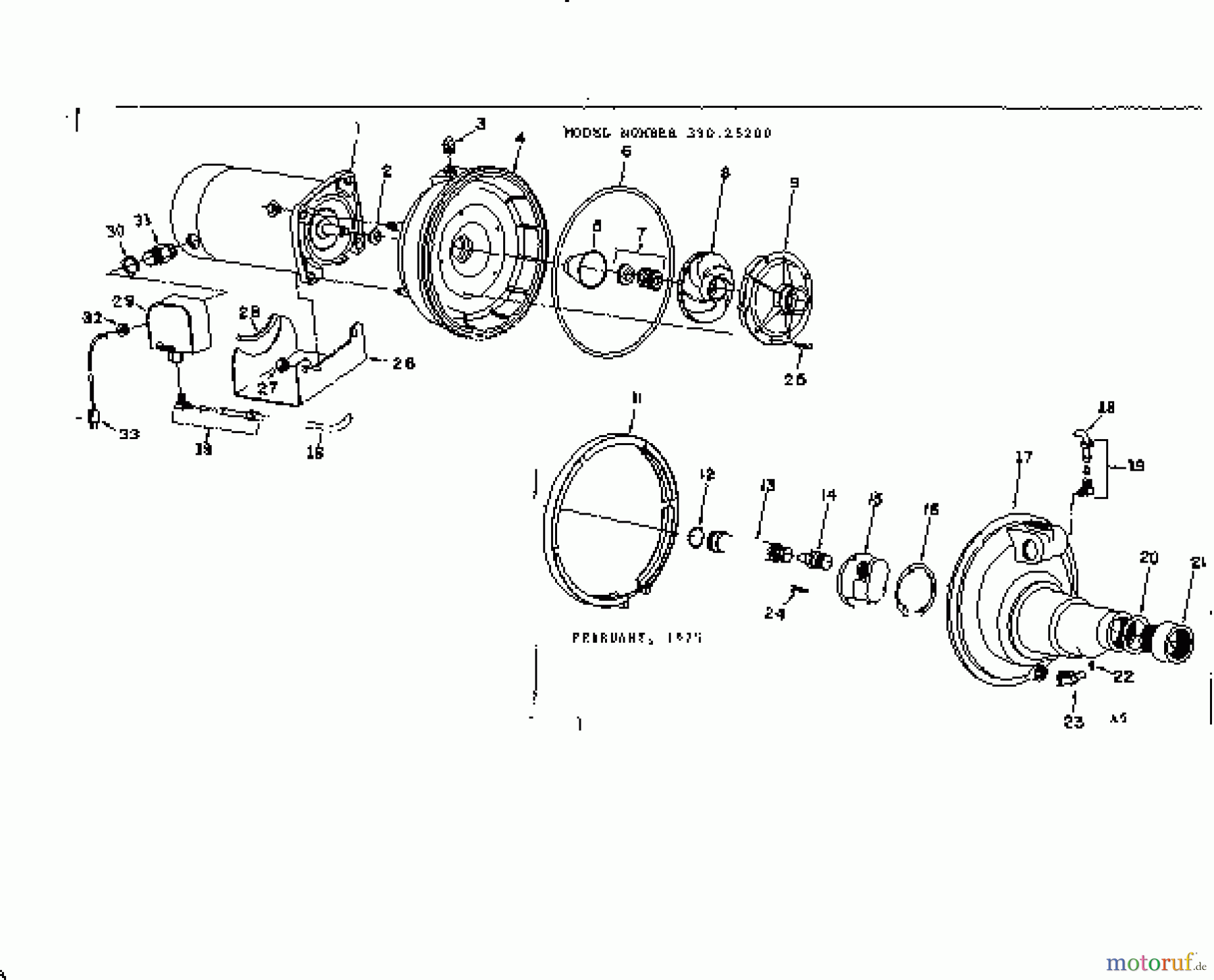 CRAFTSMAN Divers PUMPE 390.25200 Seite 1