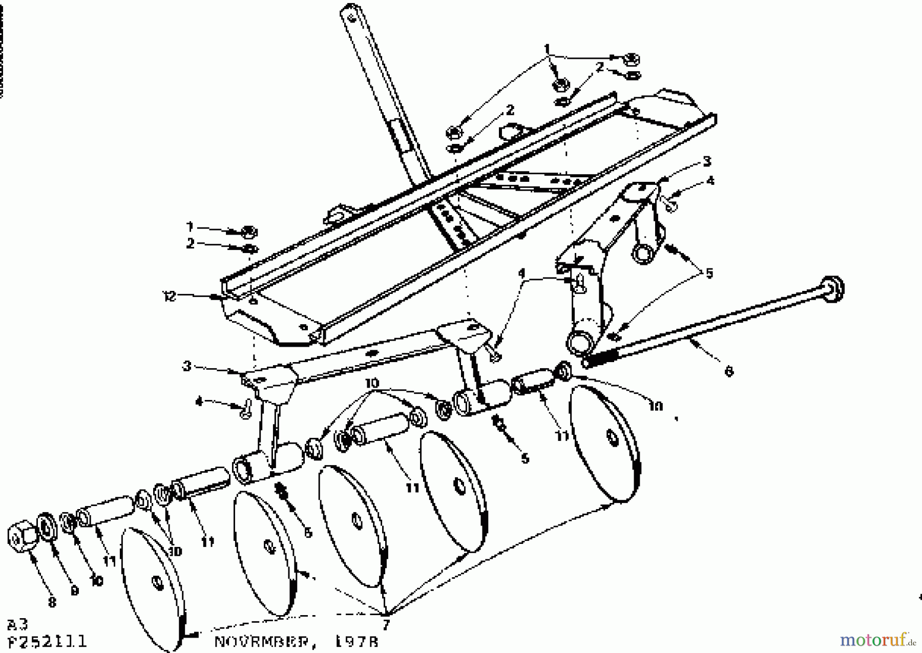 CRAFTSMAN Divers 40 INCH DISC HARROW 917.252111 Seite 1