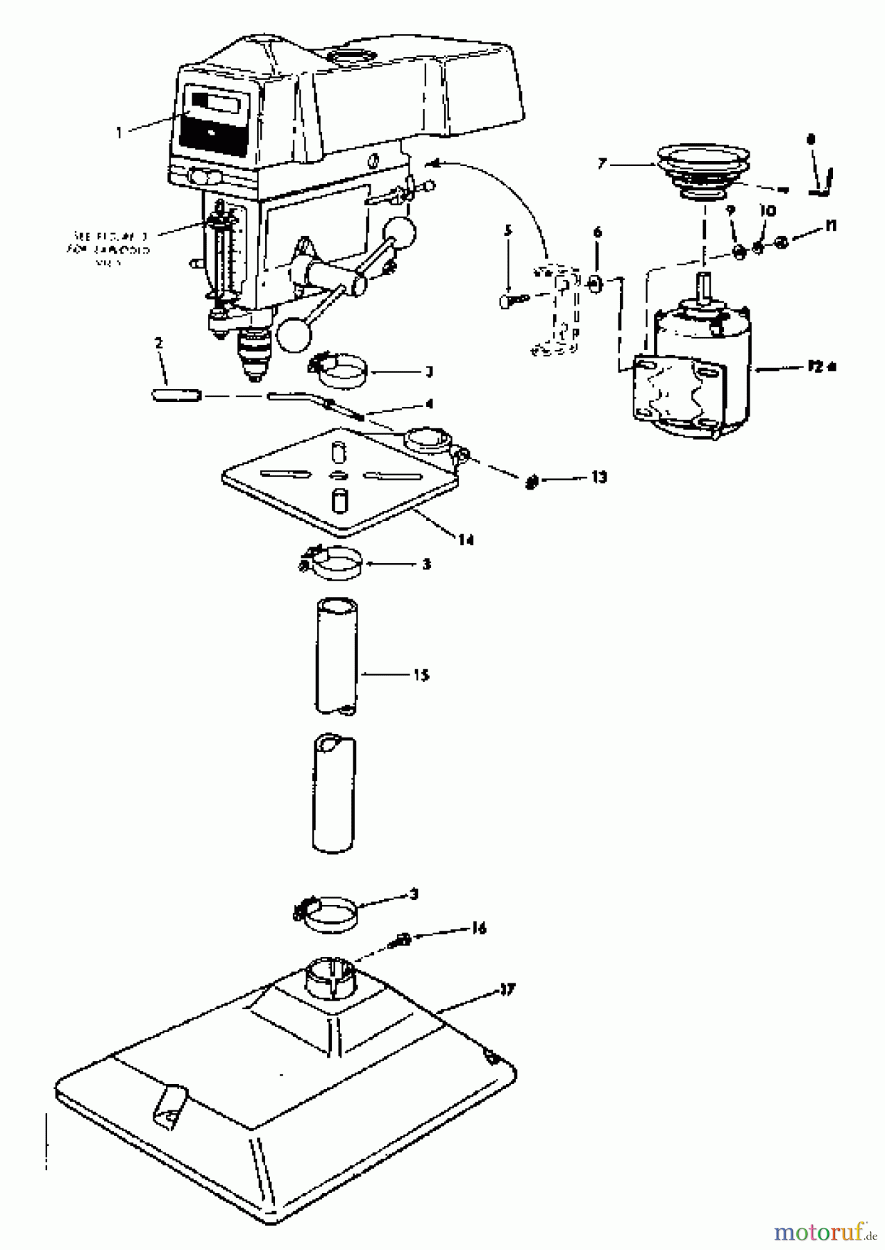 CRAFTSMAN Divers 12 DRILL PRESS 113.213811 Seite 1