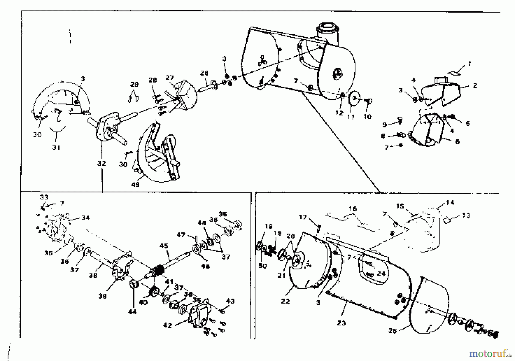 CRAFTSMAN Divers 22 IN SNOW THROWER 536.918202 Seite 3