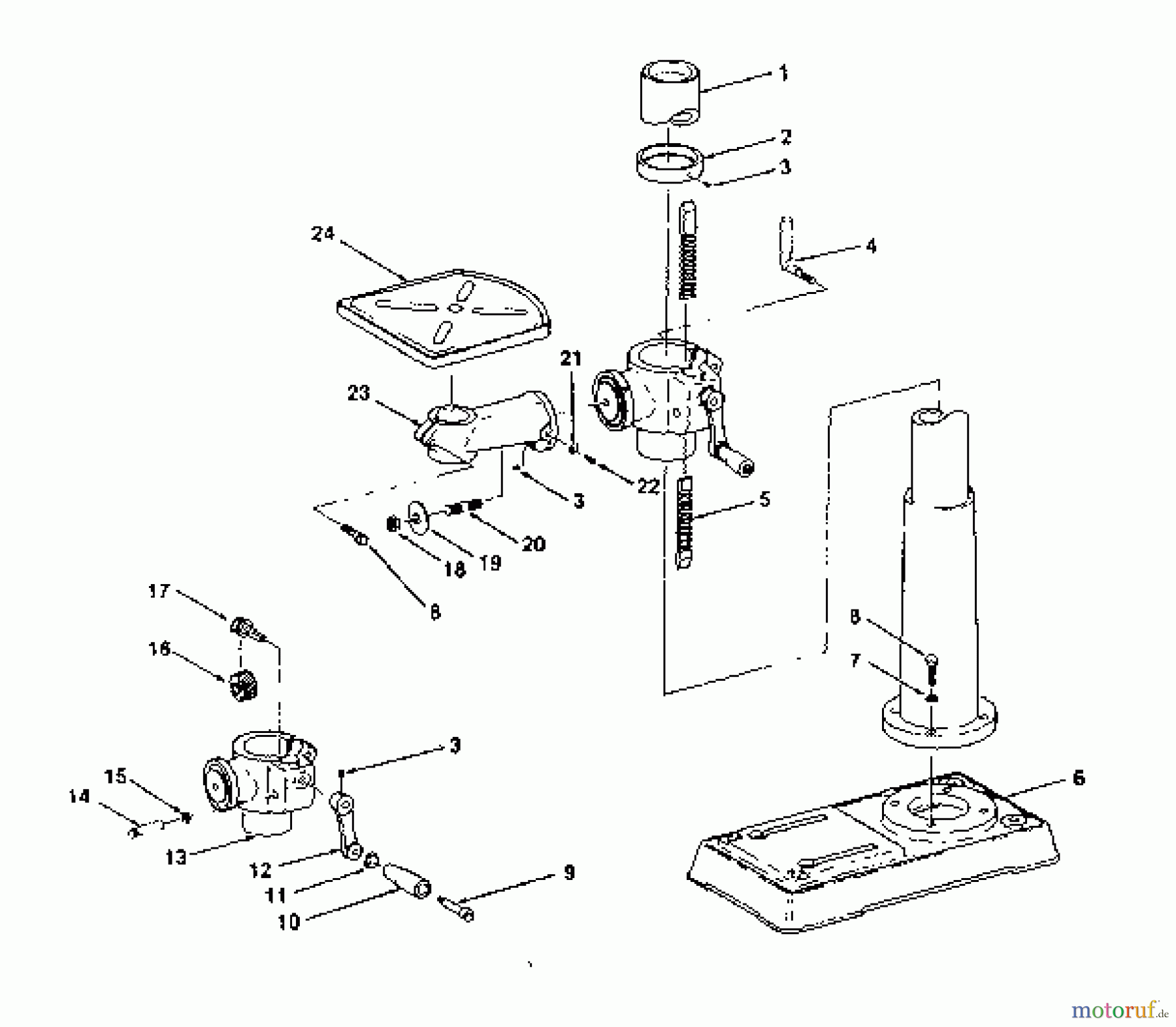 CRAFTSMAN Divers BOHRPRESSE 113.213843 Seite 2