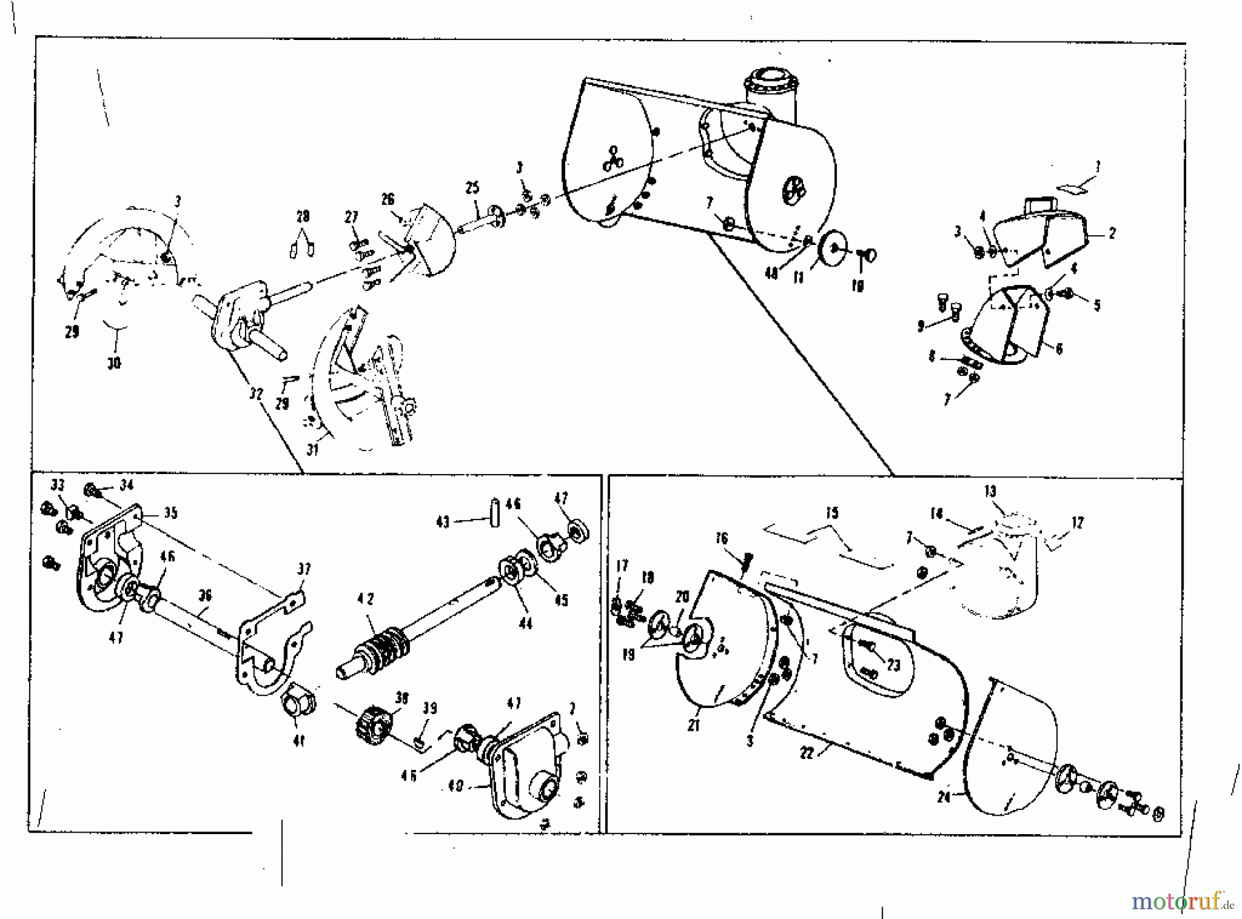  CRAFTSMAN Divers 22 IN SNOW THROWER 536.918200 Seite 3
