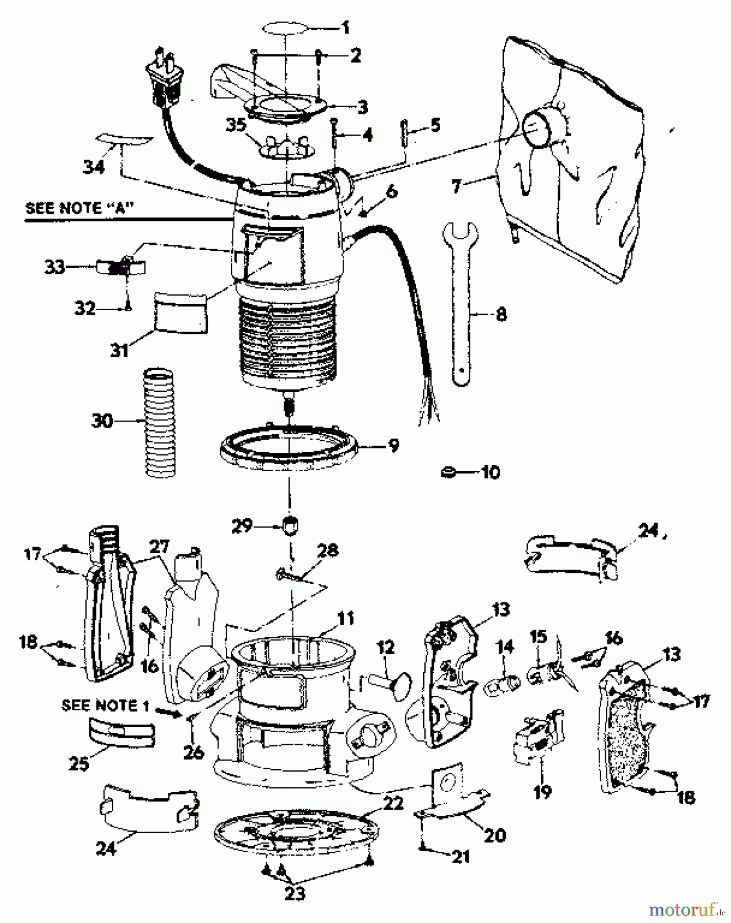  CRAFTSMAN Divers FRÄSMASCHINE 315.17432 Seite 2