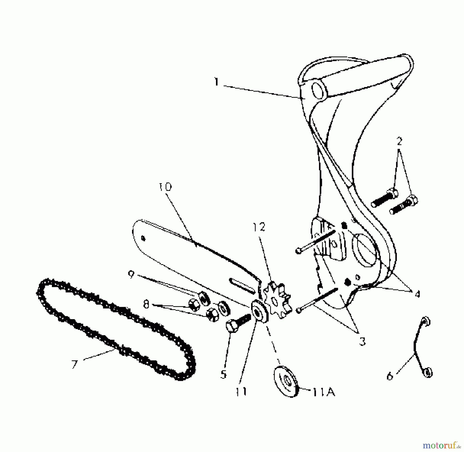 CRAFTSMAN Divers CHAIN SAW ATTACHMENT 378.27990 Seite 1