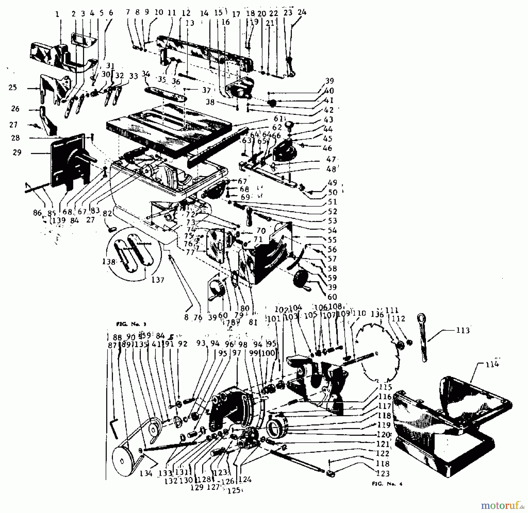 CRAFTSMAN Divers BENCHSAW/TILTING 113.22401 Seite 1