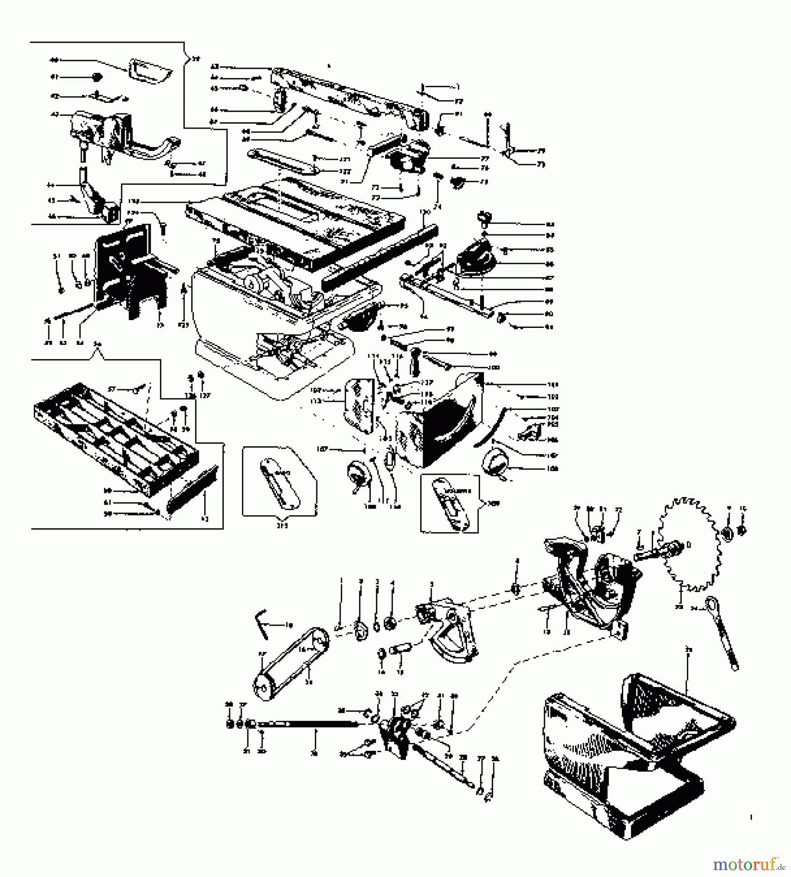 CRAFTSMAN Divers BENCH SAW 8 TI 113.29731 Seite 1