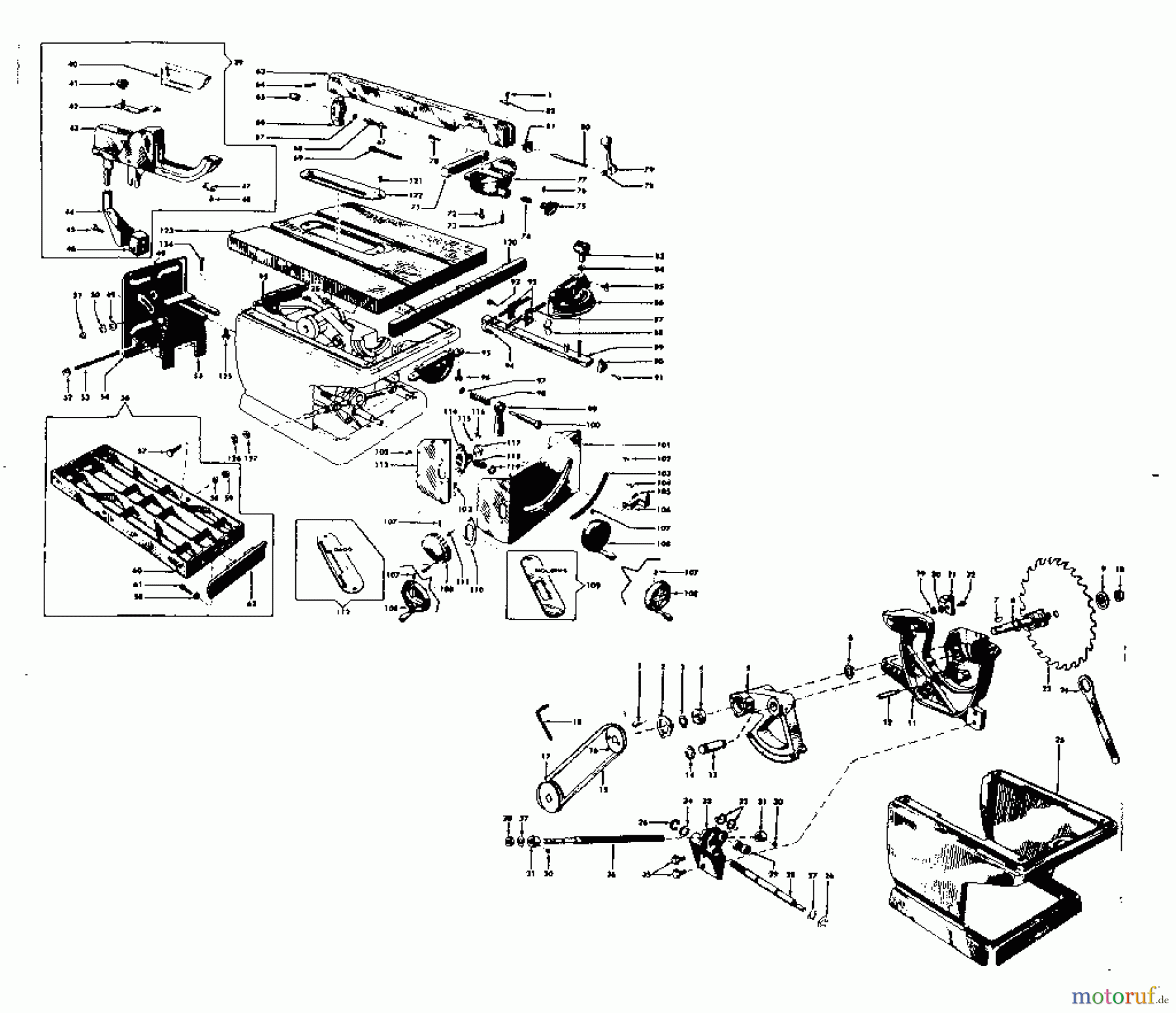 CRAFTSMAN Divers BENCH SAW- 8-IN 113.29730 Seite 1