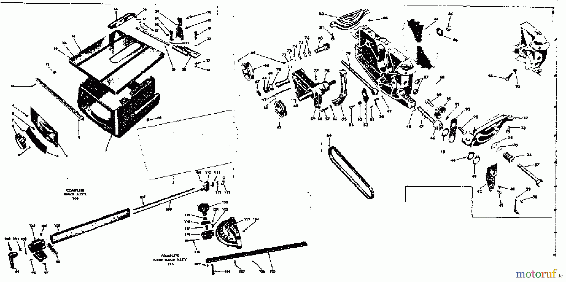 CRAFTSMAN Divers TISCHSÄGE 103.22181 Seite 1