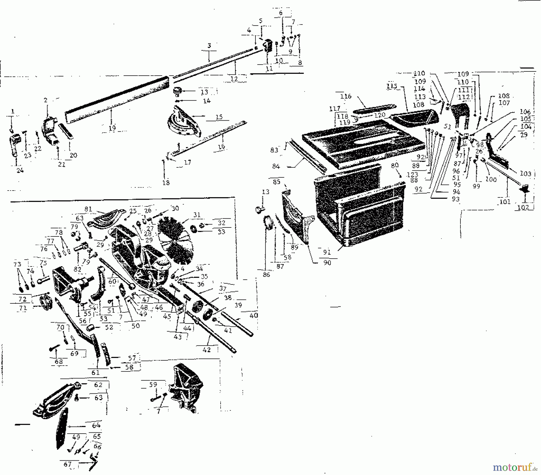 CRAFTSMAN Divers BENCH SAW (8 INCHES) 103.23830 Seite 1