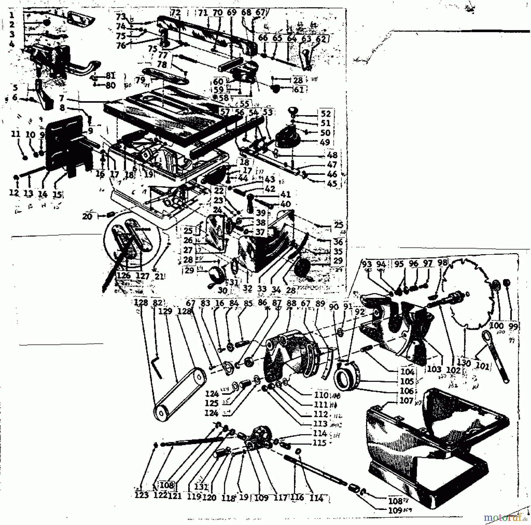  CRAFTSMAN Divers BENCH SAW 10 IN 113.27610 Seite 1