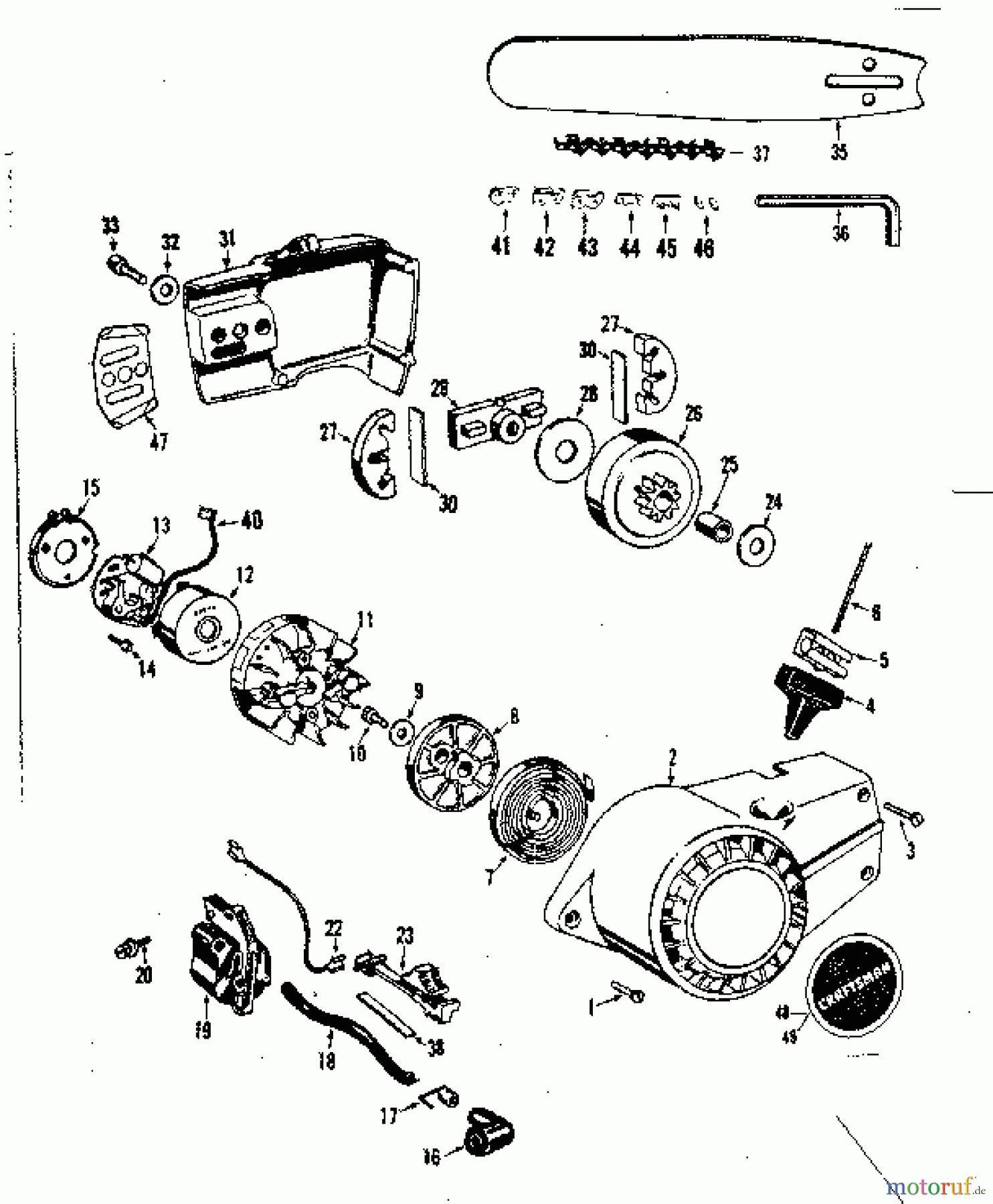 CRAFTSMAN Divers Kettensäge 358.350850 Seite 1