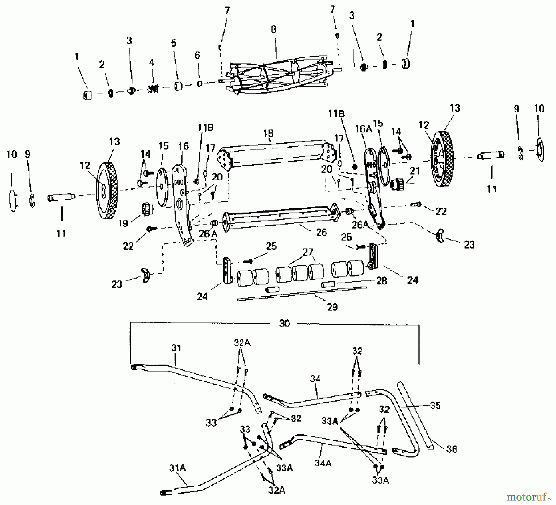  CRAFTSMAN Divers 18 HAND LAWN MOWERS 291.376400 Seite 1