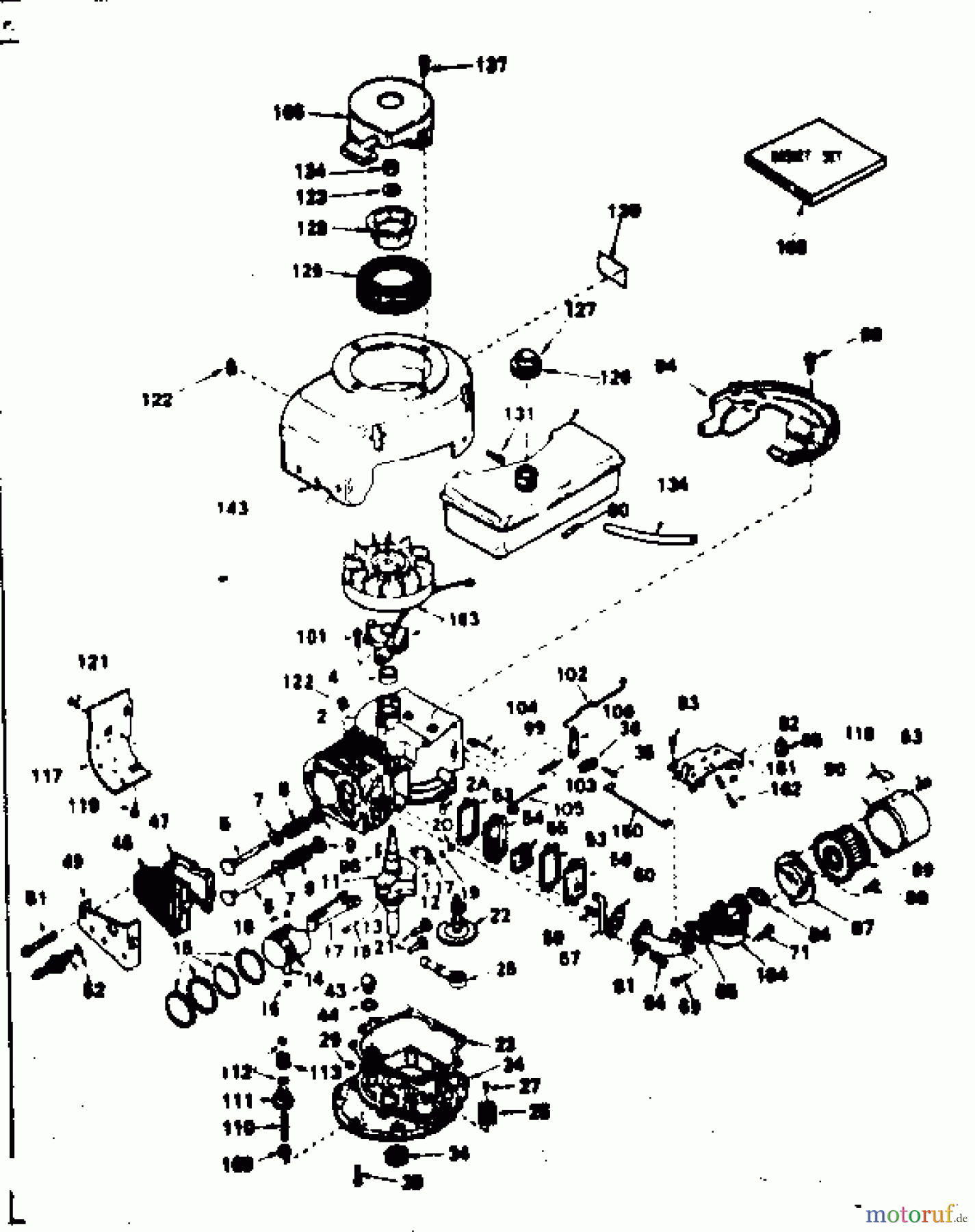 CRAFTSMAN Divers 4-CYCLE ENGINE 143.246012 Seite 1