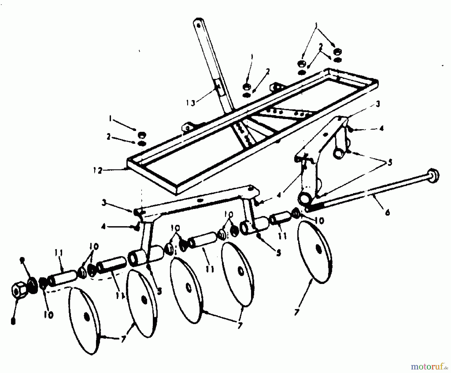 CRAFTSMAN Divers 40 INCH DISC HARROW 917.252110 Seite 1