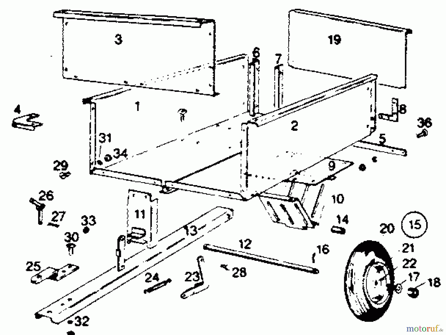 CRAFTSMAN Divers HAULING CART 610.243550 Seite 1