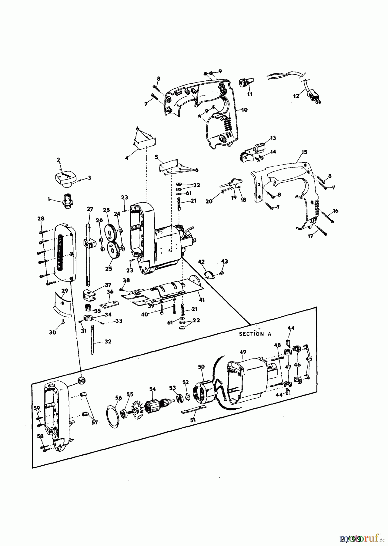 CRAFTSMAN Divers SCROLLER SAW 315.17260 Seite 1