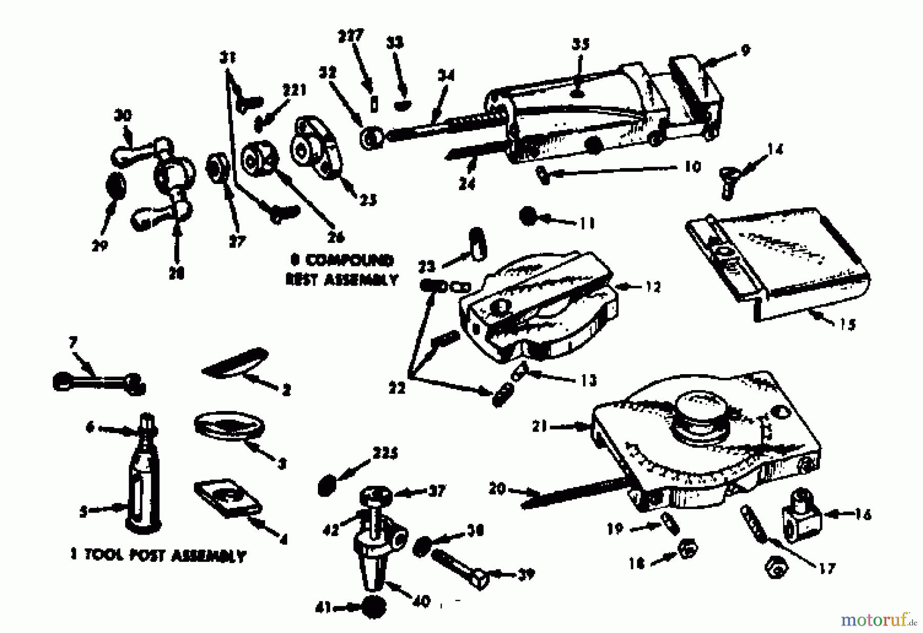 CRAFTSMAN Divers CRAFTSMAN LATHE 101.21400 Seite 1