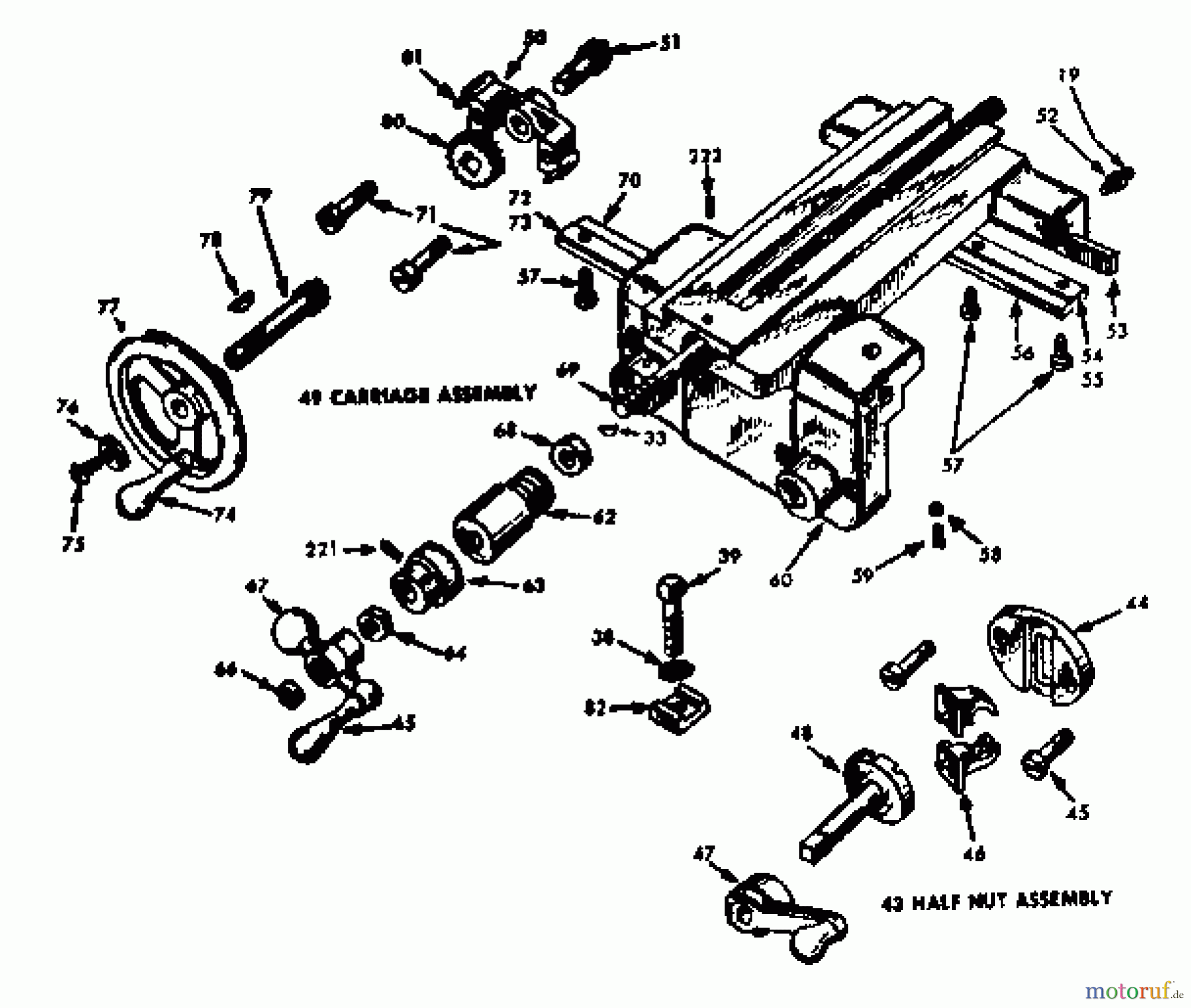 CRAFTSMAN Divers CRAFTSMAN LATHE 101.21400 Seite 2