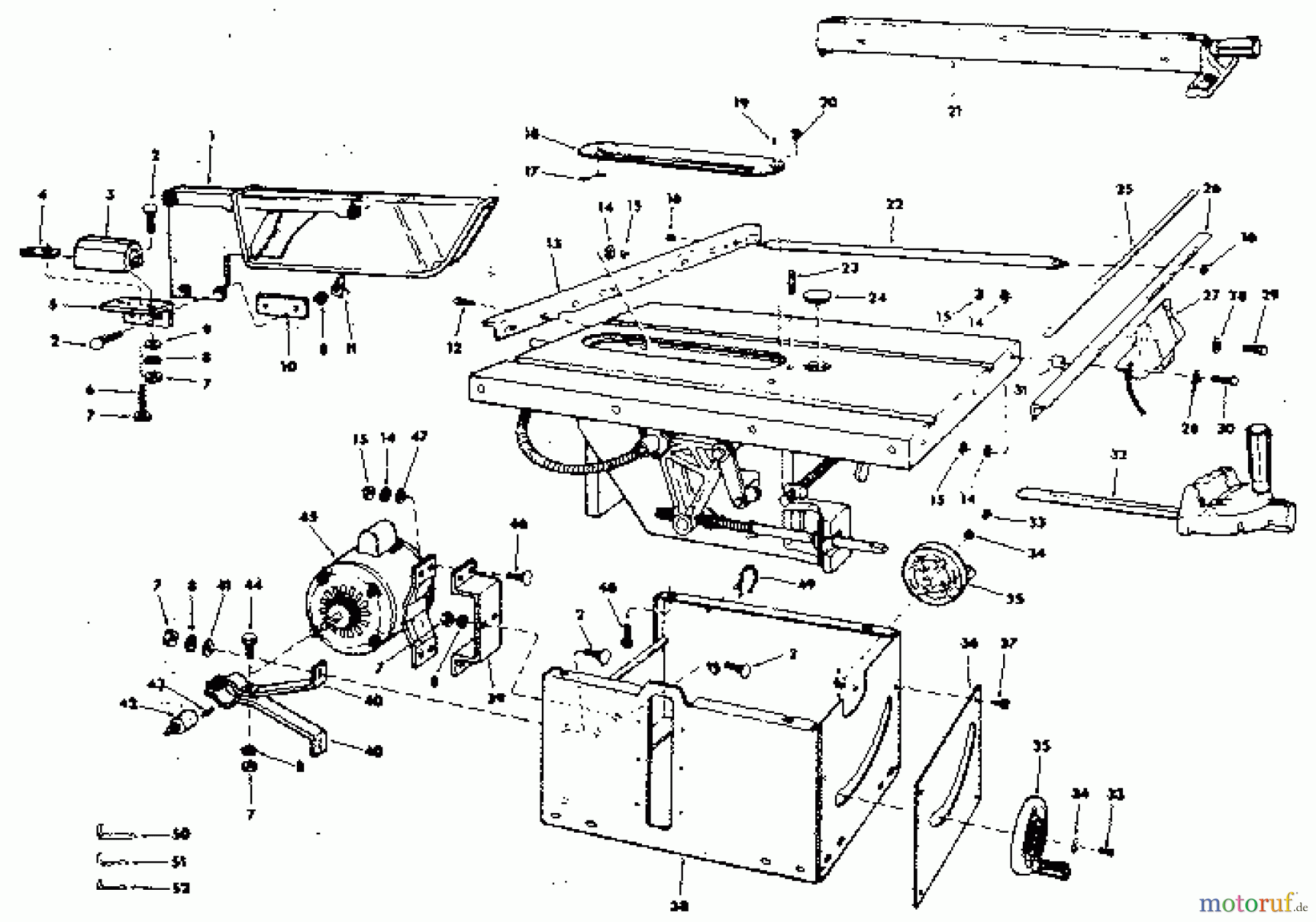 CRAFTSMAN Divers 10 FLEX DRIVE TABLE 113.241680 Seite 1