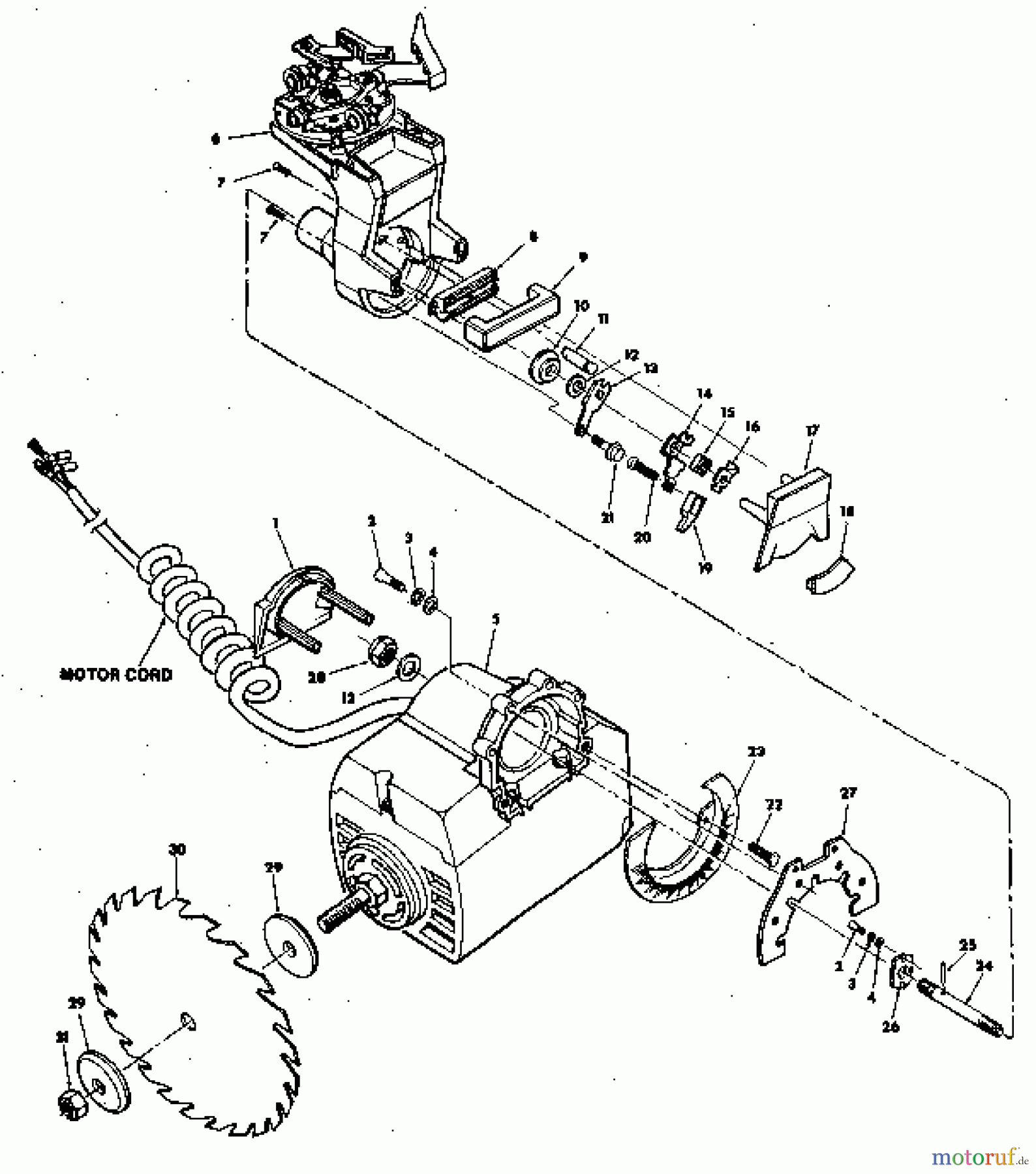 CRAFTSMAN Divers 10-INCH RADIAL SAW 113.198110 Seite 3