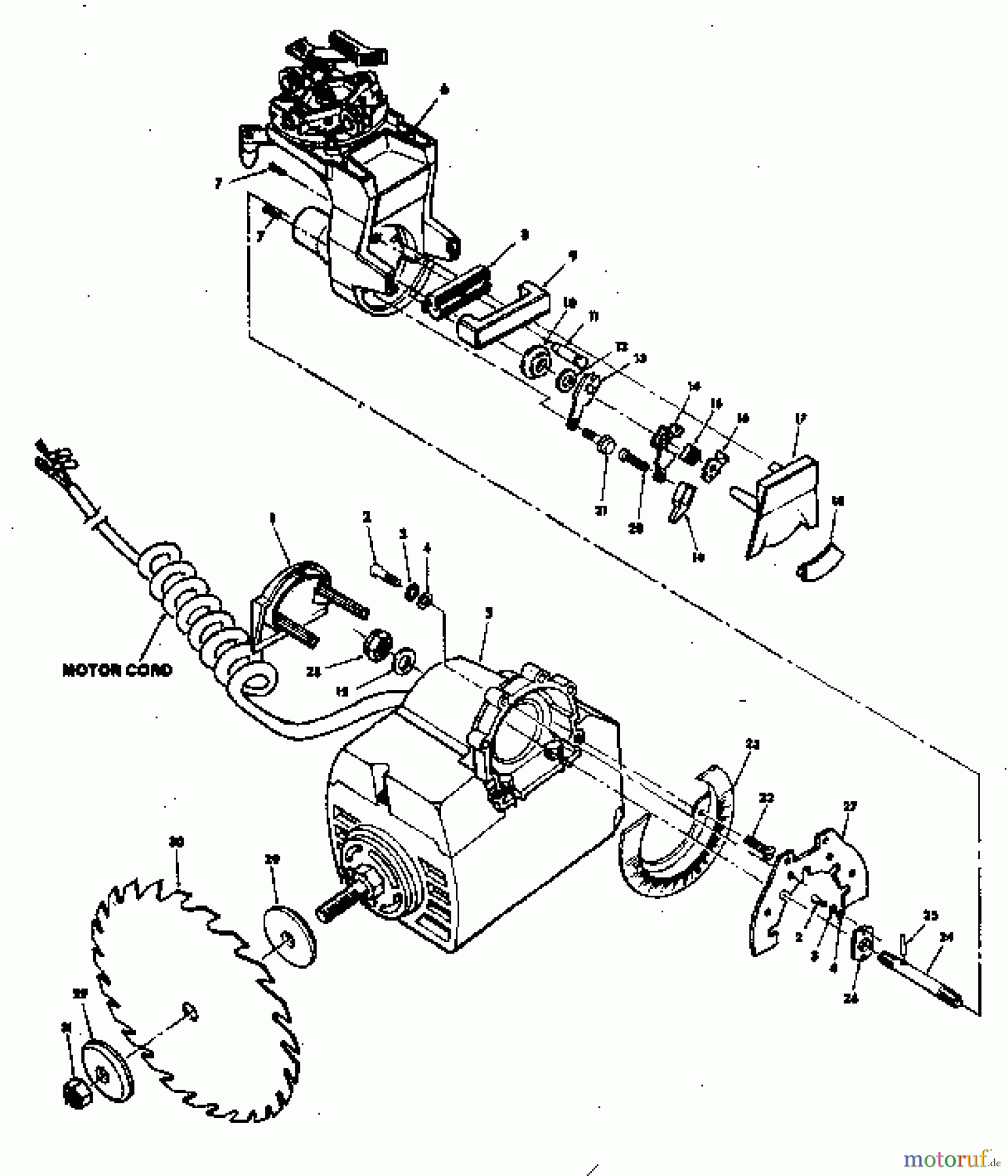 CRAFTSMAN Divers 10-INCH RADIAL SAW 113.198111 Seite 3