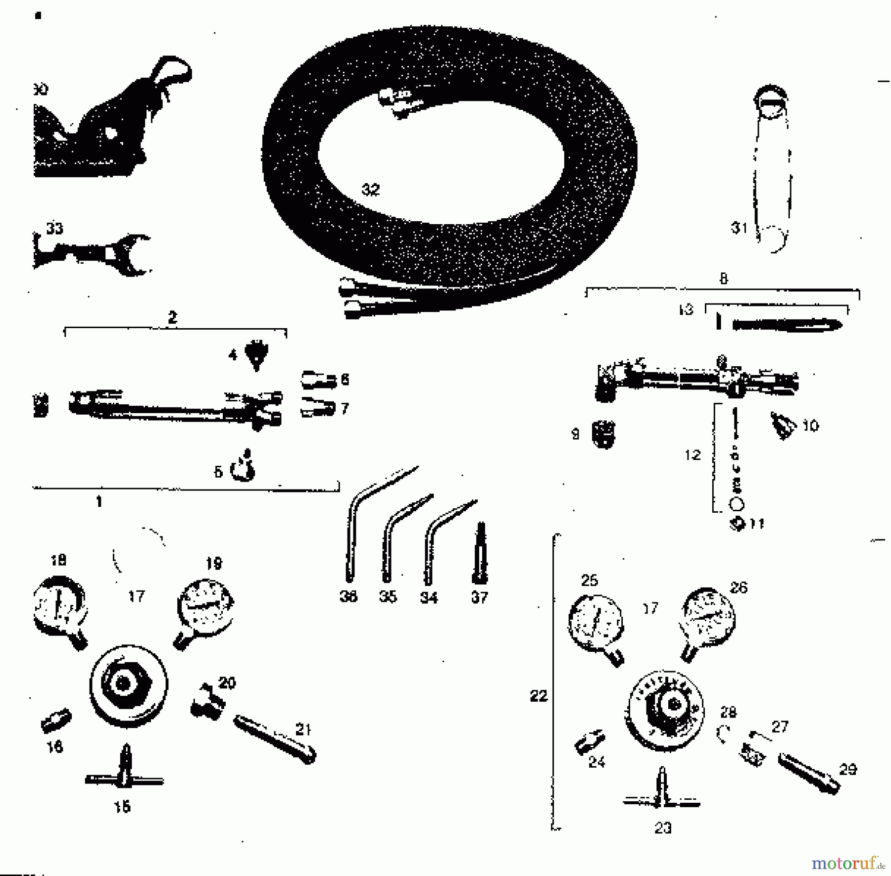 CRAFTSMAN Divers GAS WELDING OUTFIT 313.202720 Seite 1