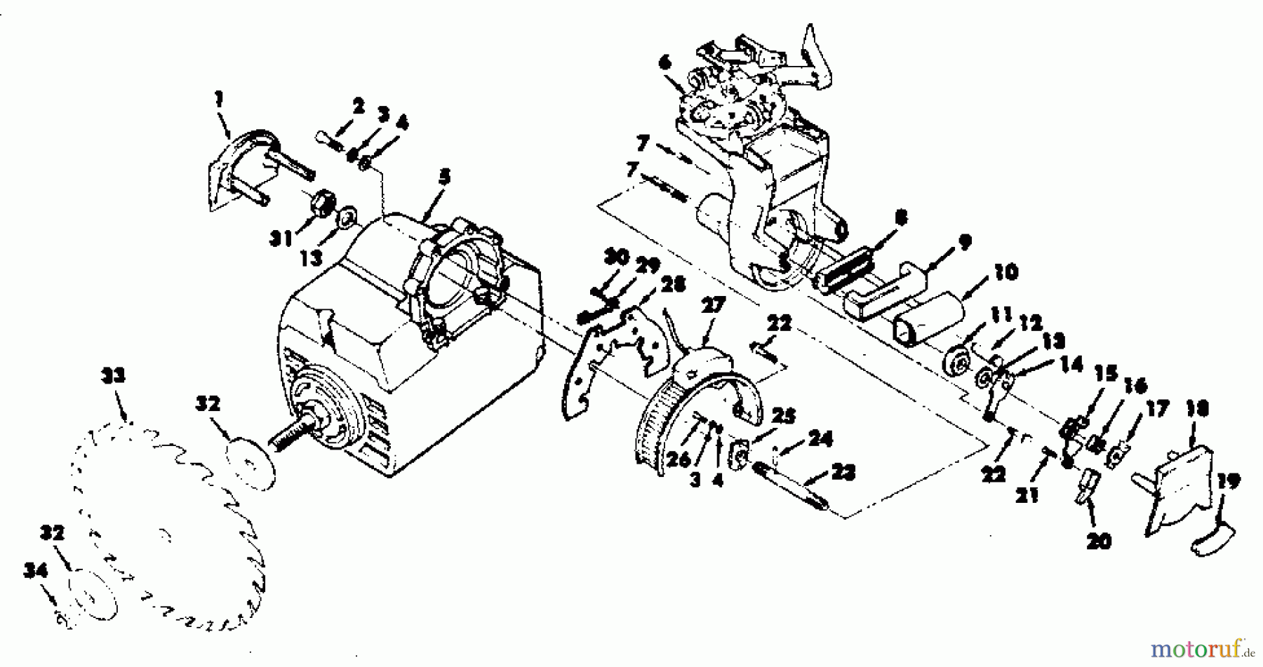 CRAFTSMAN Divers 10-INCH RADIAL SAW 113.198610 Seite 3
