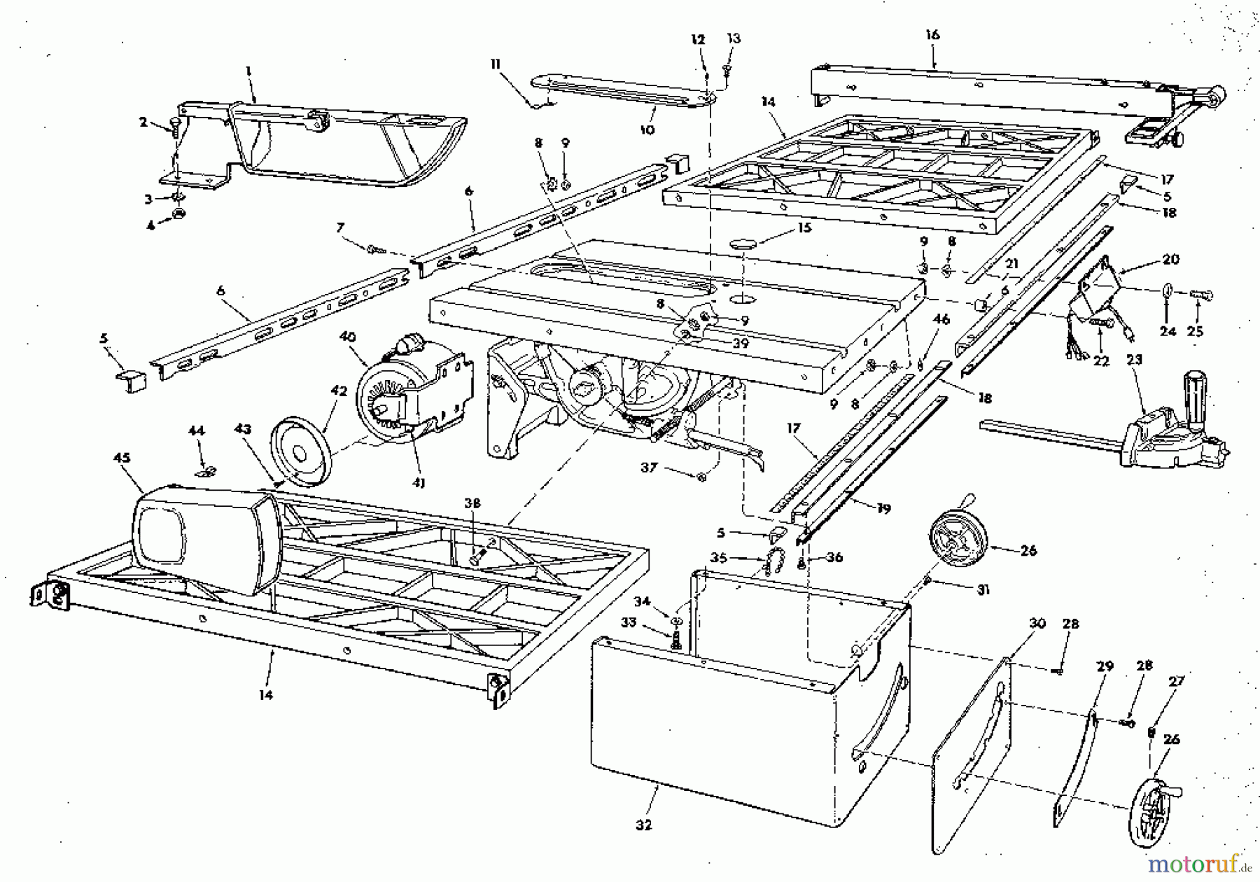 CRAFTSMAN Divers 10 INCH TABLE S 113.298840 Seite 1
