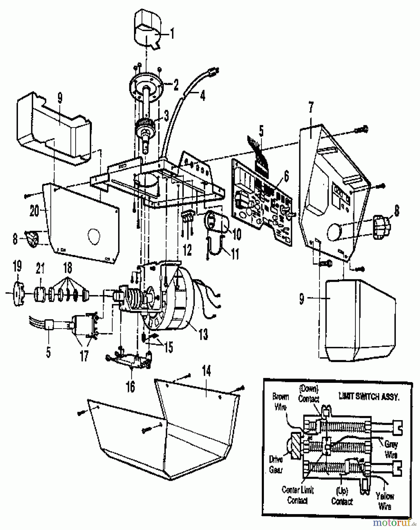 CRAFTSMAN Divers DE-GARAGE DOOR OPENER 139.53915SRT Seite 1
