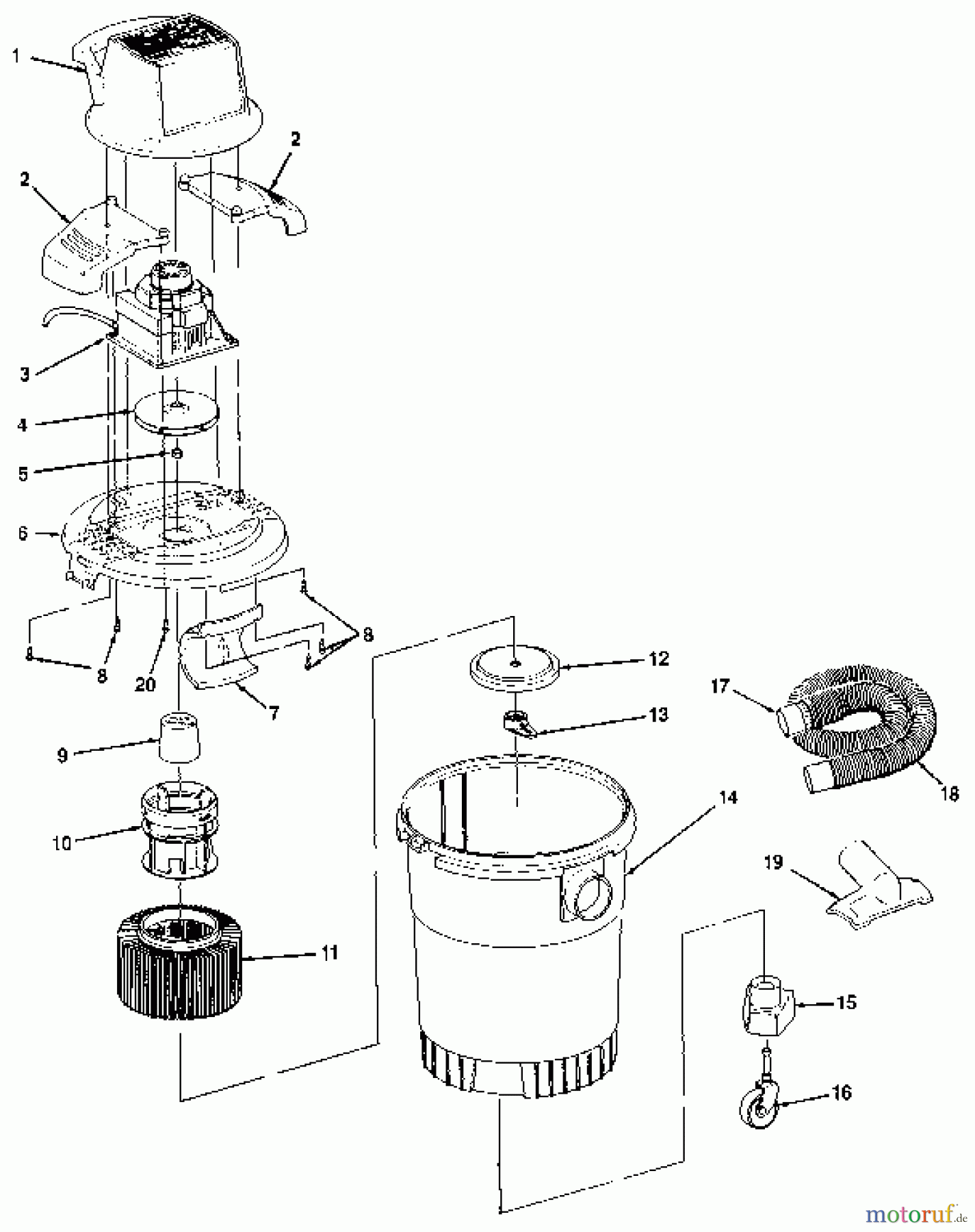  CRAFTSMAN Divers 6 GAL. WET/DRY VAC 113.177430 Seite 1