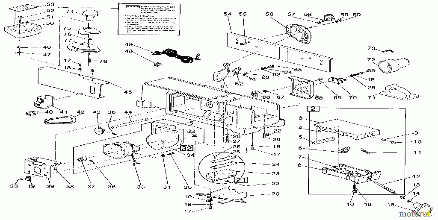  CRAFTSMAN Divers JOINTER - PLANER 149.236223 Seite 1