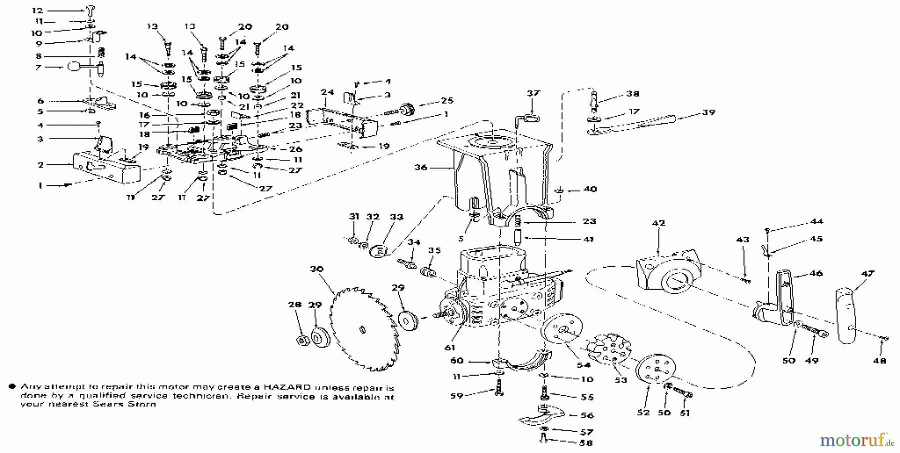 CRAFTSMAN Divers RADIAL SAW 113.197732 Seite 2