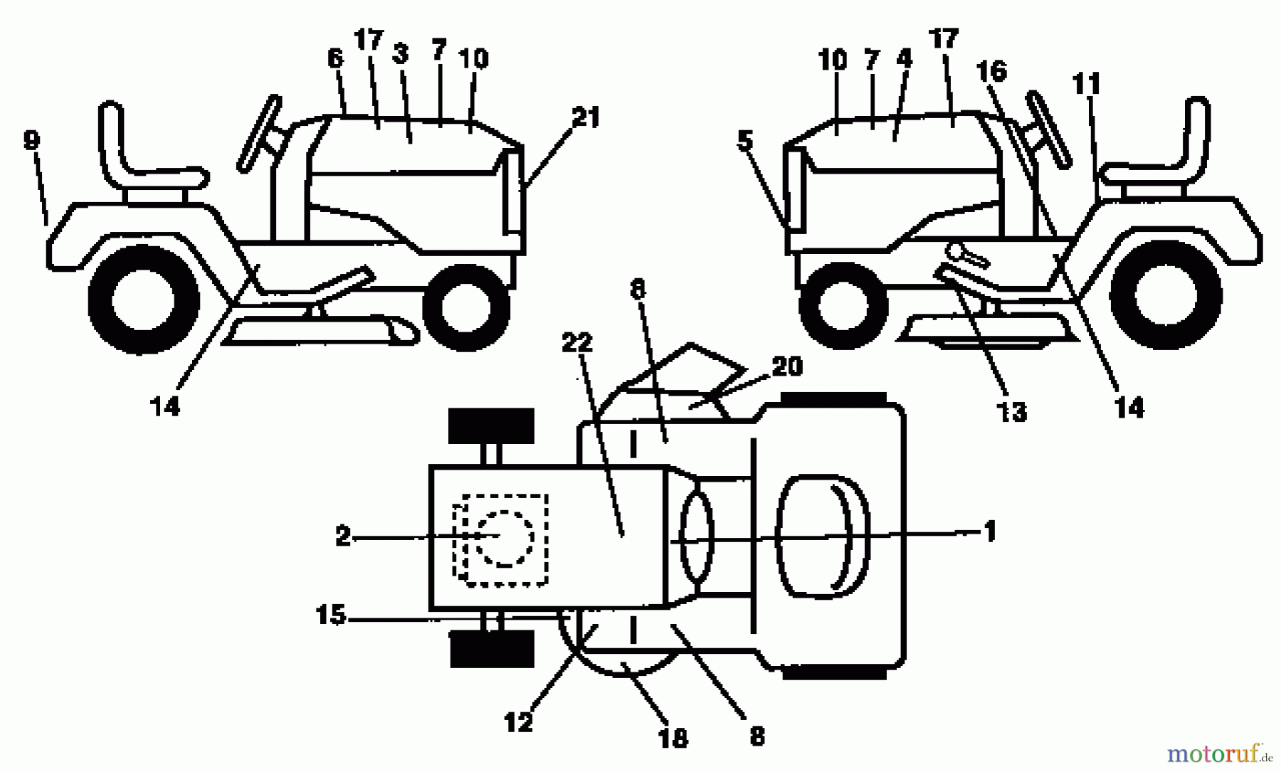 CRAFTSMAN Divers Lawn- Tractor 917.257561 Seite 6