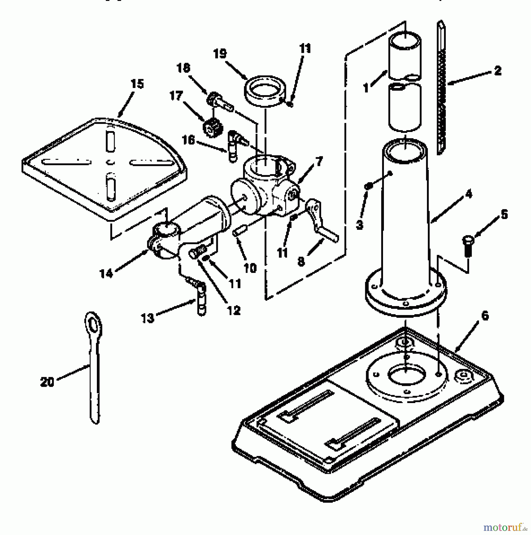 CRAFTSMAN Divers 13 DRILL PRESS 113.213131 Seite 3