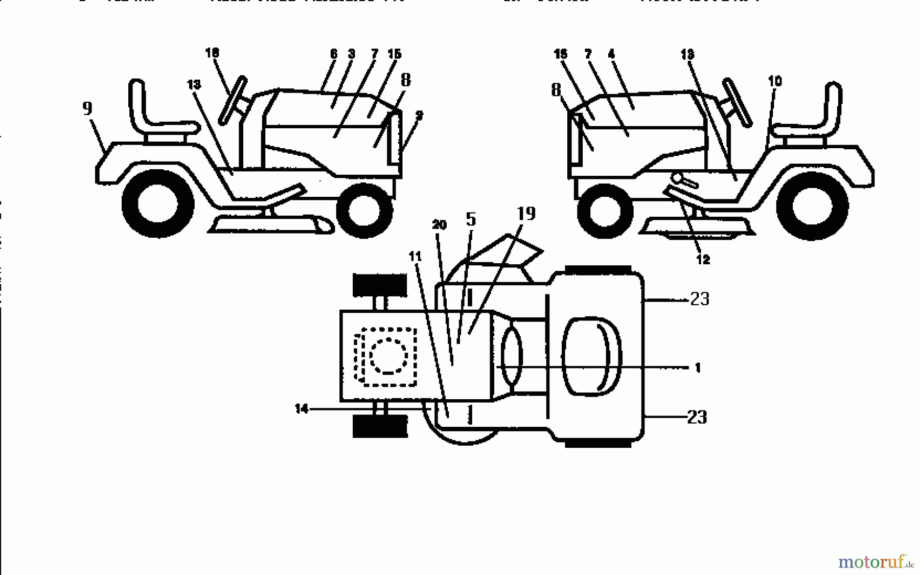 CRAFTSMAN Divers Lawn- Tractor 917.250551 Seite 6