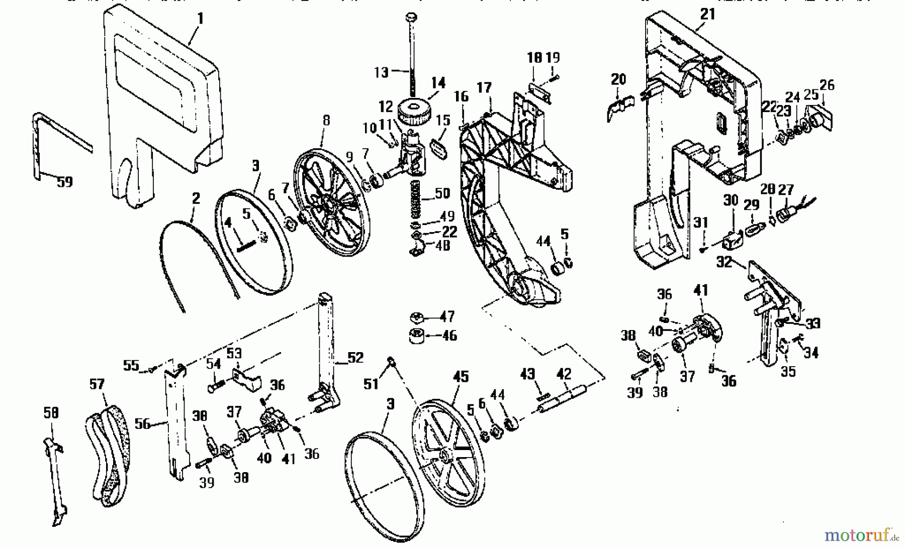 CRAFTSMAN Divers BAND SAW W/LEG SET 113.248212 Seite 1