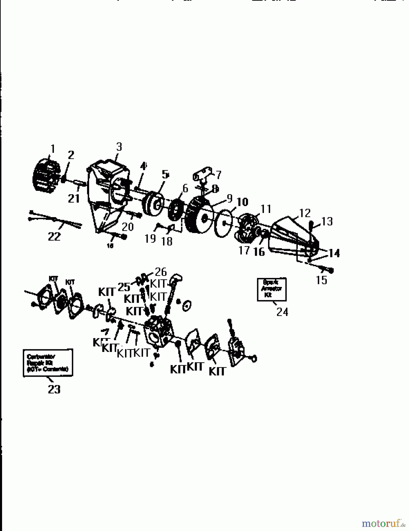 CRAFTSMAN Divers LINE TRIMMER-GAS 358.798471 Seite 3