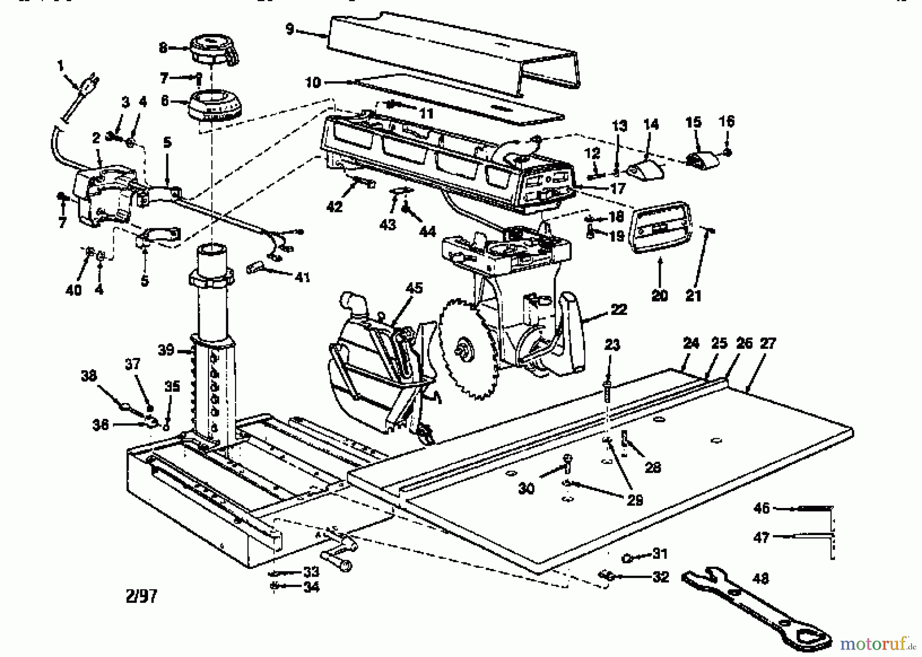 CRAFTSMAN Divers 10 RADIAL SAW 113.196380 Seite 1